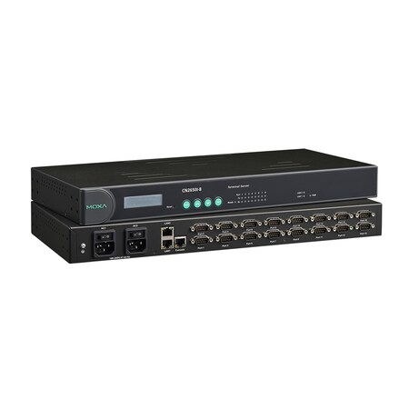 Moxa 8Ports Rs-232/422/485 Terminal Server W/ Db9 Connector, 100-200Vac CN2650I-8